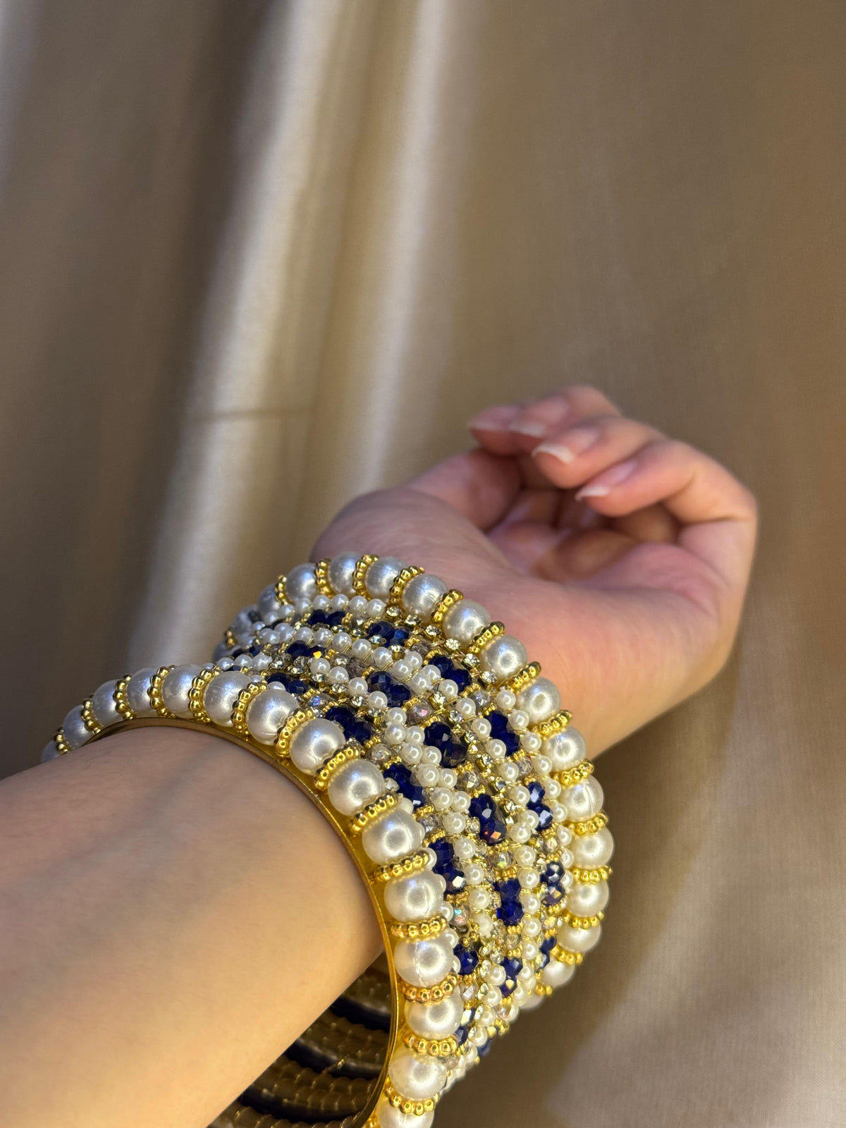 Moti Rani bangles - Blue