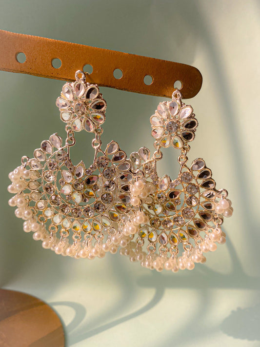 Zaha - Kundan moti - Silver