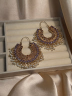 Mahrani earrings- grey