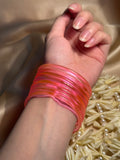 Viral Jelly bangles - shocking pink