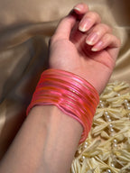 Viral Jelly bangles - shocking pink