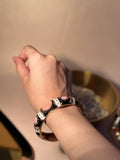 Rangeen Cuff (bracelet) - Pink & Black
