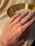 Zara Ring Gold - Black - 3