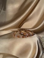 Prism bangles Gold - Yellow & White  (kids collection)