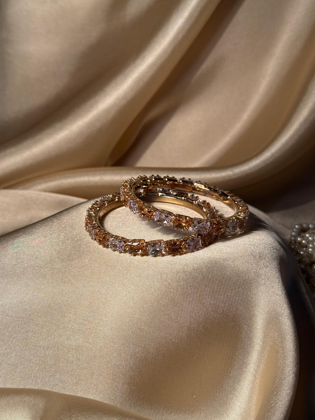 Prism bangles Gold - Yellow & White  (kids collection)