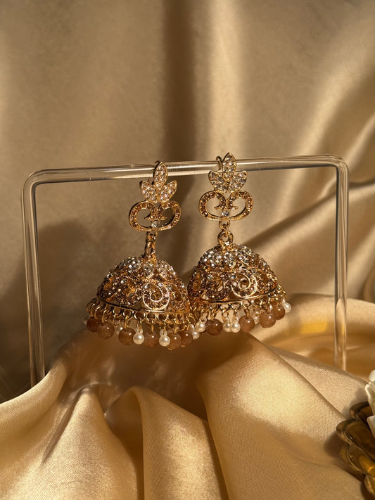 Mehwish-khass gold and brown