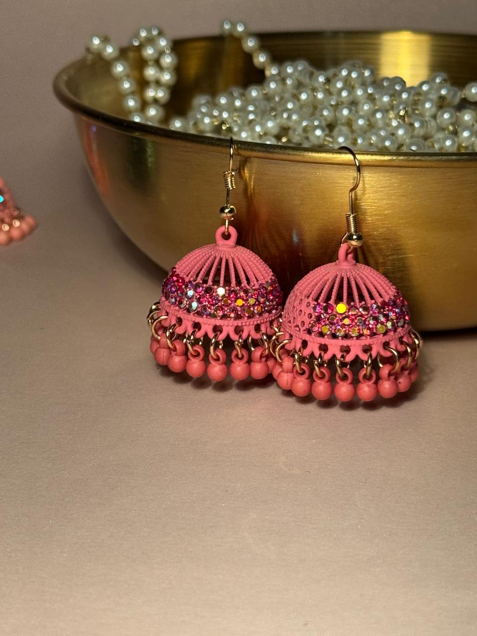 Matt jhumki heer - Pink