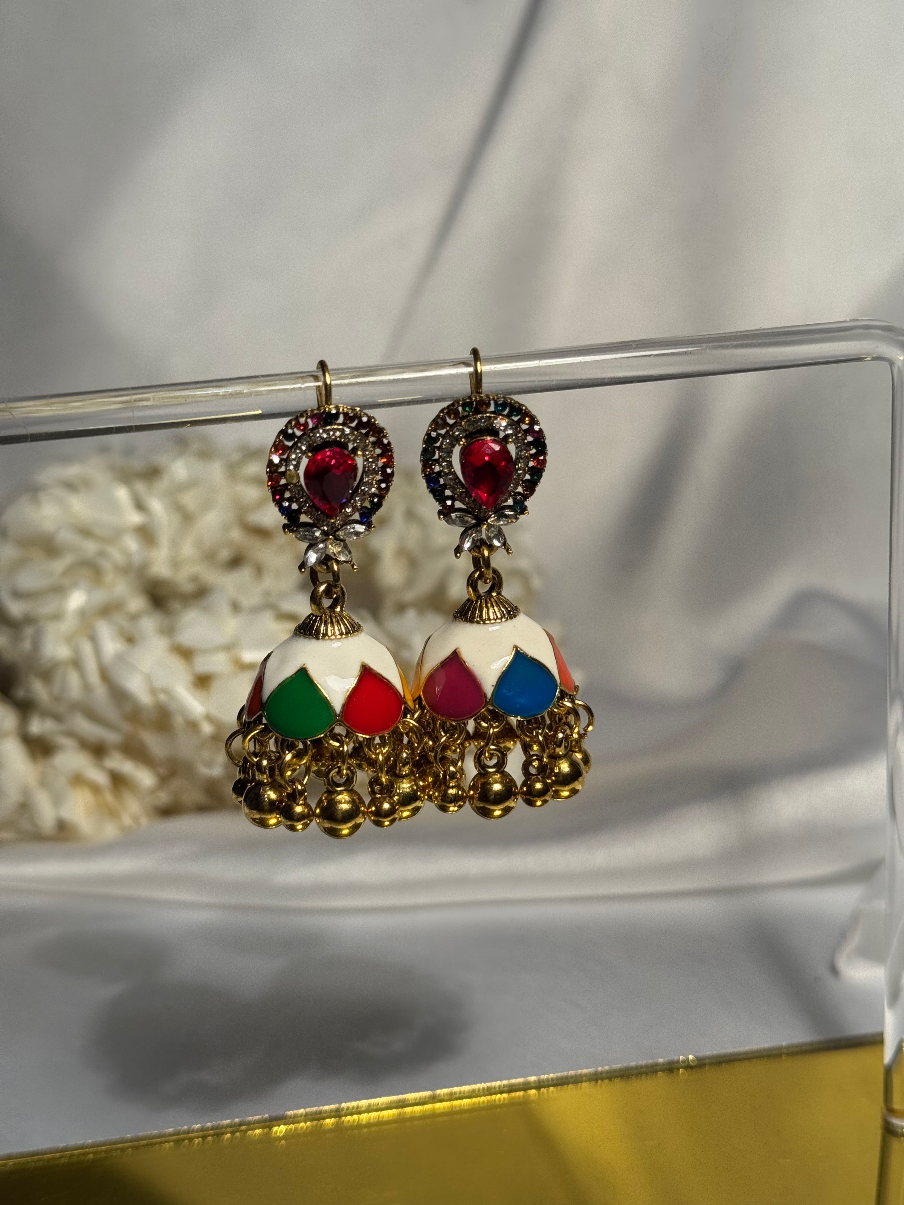 droplet bedazzled Rang-e-desi multi