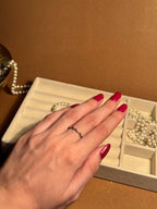 Curves Silver Ring