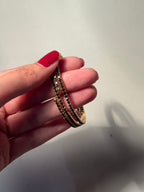 Twilight Charm bracelet (black and gold)