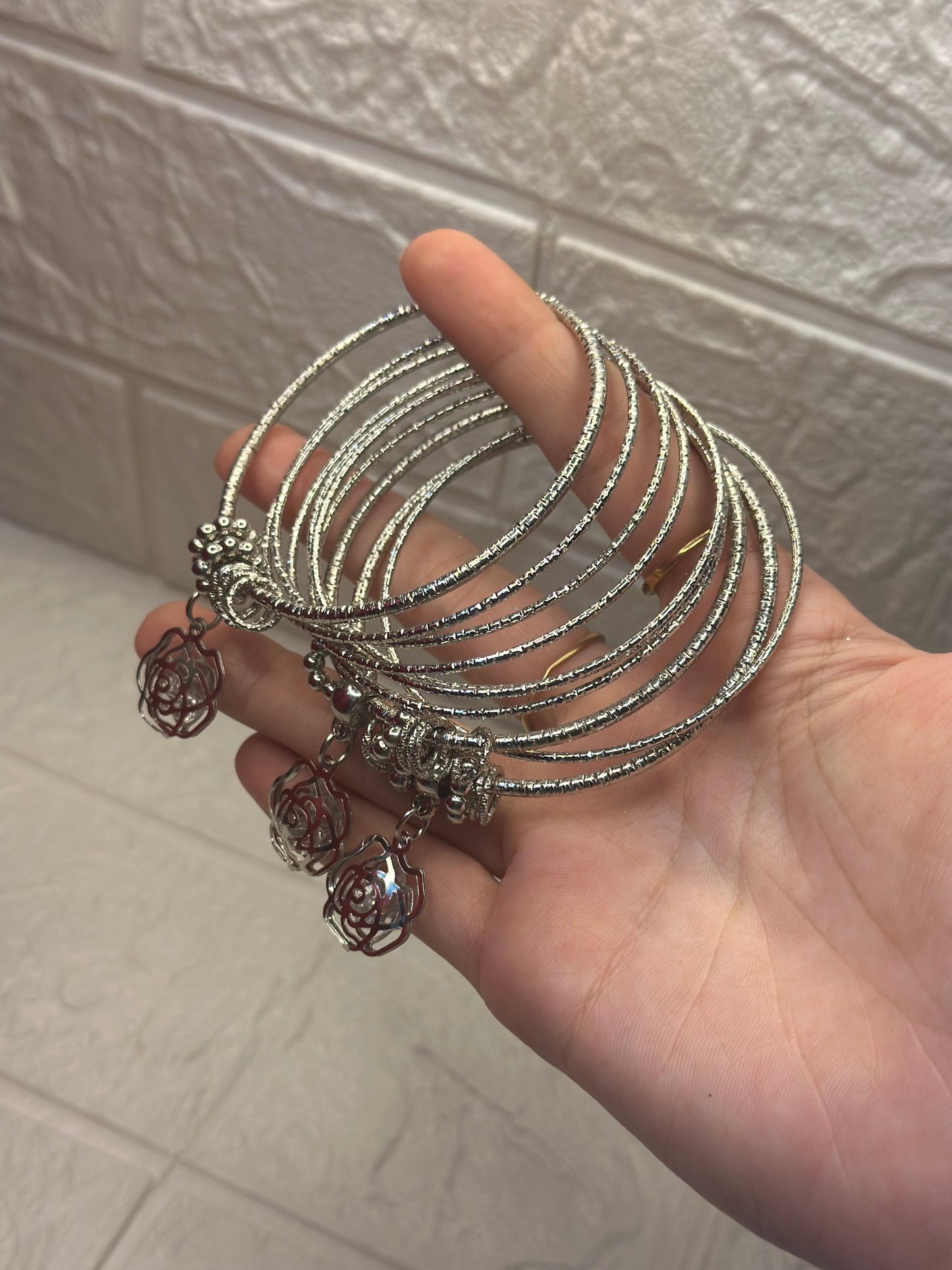 Latkan banges set - Silver