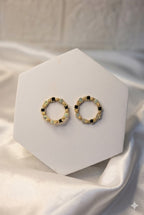 Luna Hoops (Silver gold and Black)