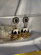 droplet bedazzled Rang-e-desi black and white