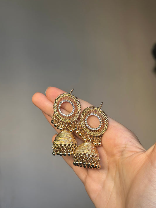 Gul jhumki gold - eid collection