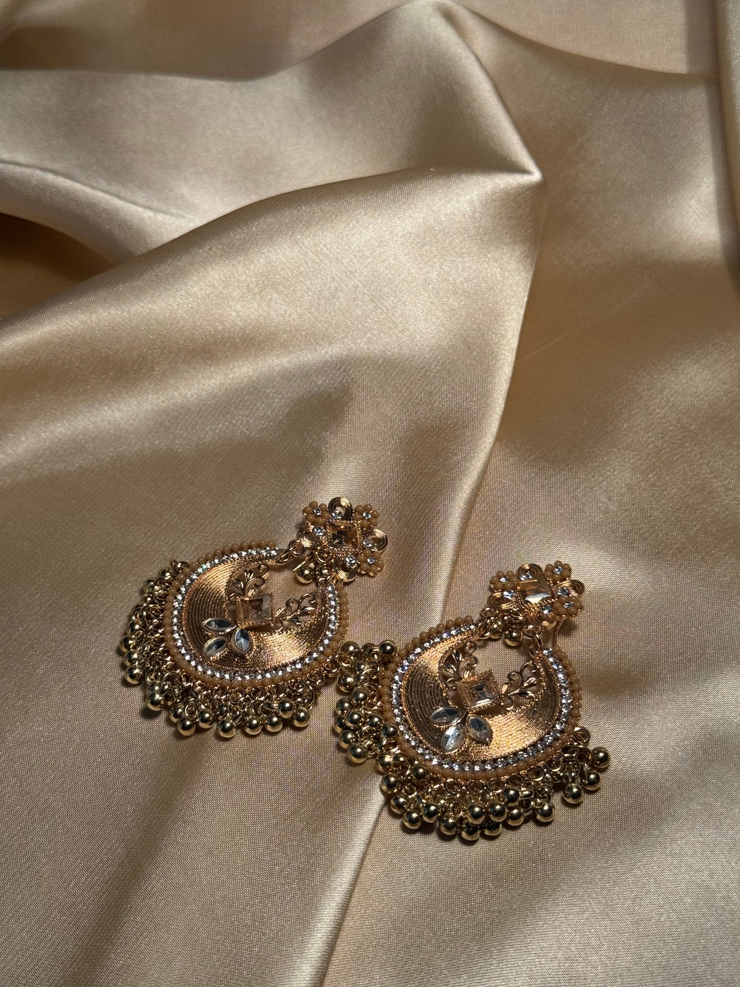 Mahjabeen earrings-gold
