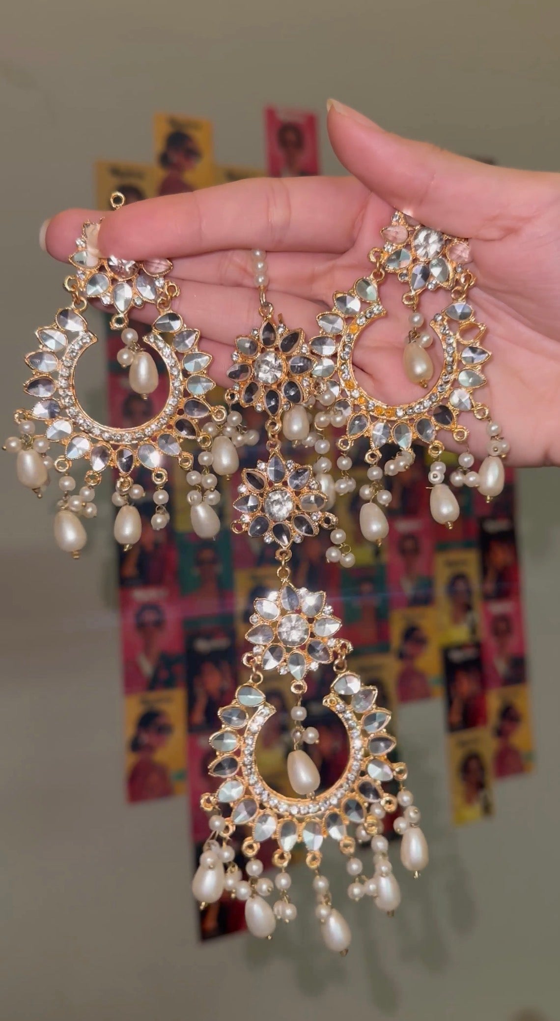 Areeka kundan set