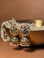Zaria gold earrings - Pink