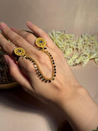 Round Sona Double Ring - Grey
