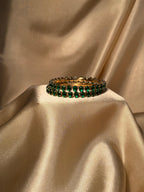 Zara bangles Gold - Green (kids collection)