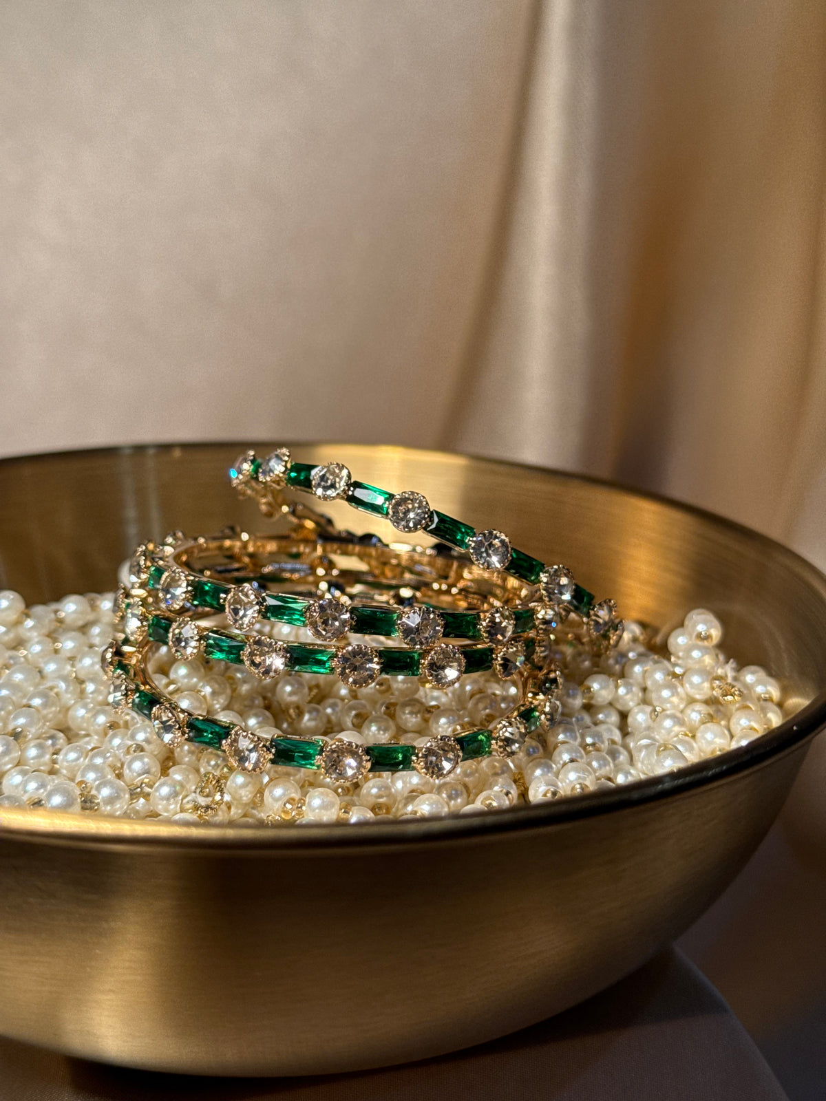 Green Zareen bangle (kids collection)