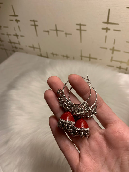 Moti Meena Bali (maroon)