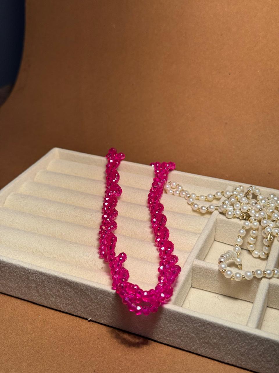 Crystal Chain - Pink