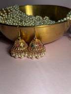 Meena karri antique Earrings - Multicolor Holographic