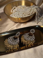 Nilofer Earrings - Antique Gold