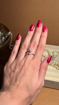 Starlet silver ring