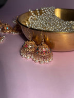 Meena karri antique Earrings - Multicolor Holographic