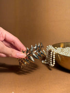 Leaflet Cuff (bracelet) - Gold