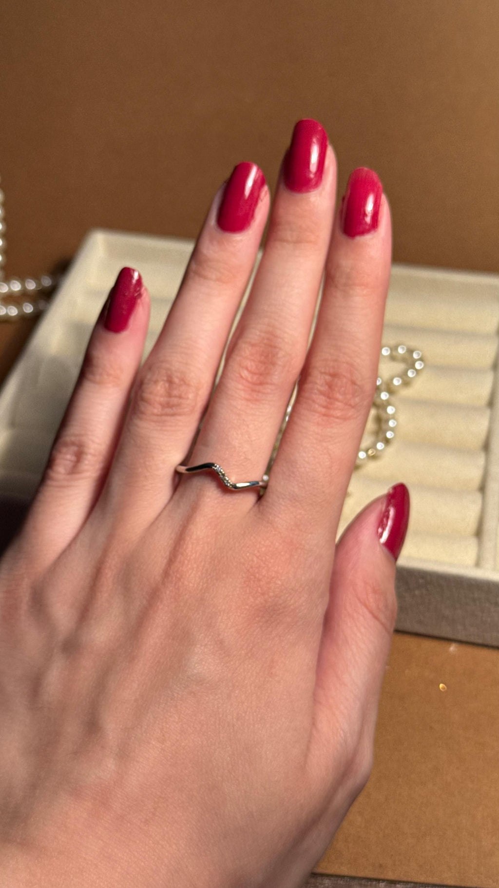 Celste Dotted Silver Ring