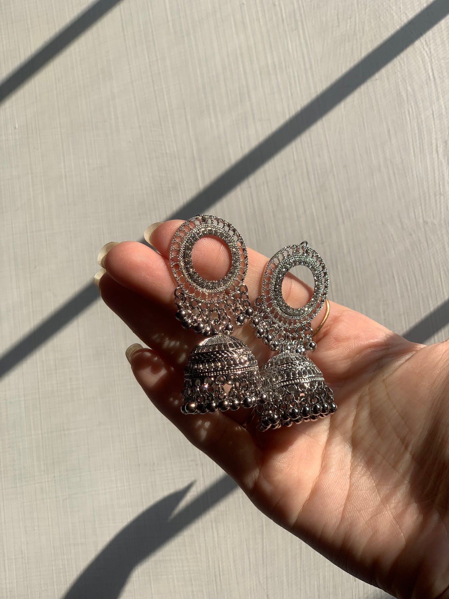 Gul Jhumki - Silver