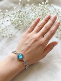 Halo Gem Bracelet - Blue