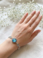 Halo Gem Bracelet - Blue