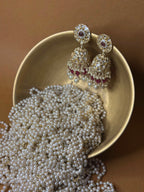 kundan - NAZ collection - maroon