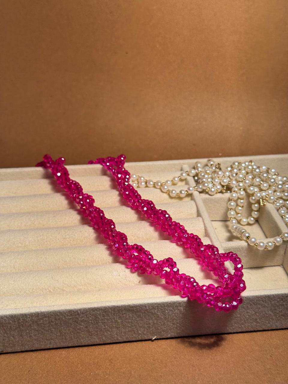 Crystal Chain - Pink