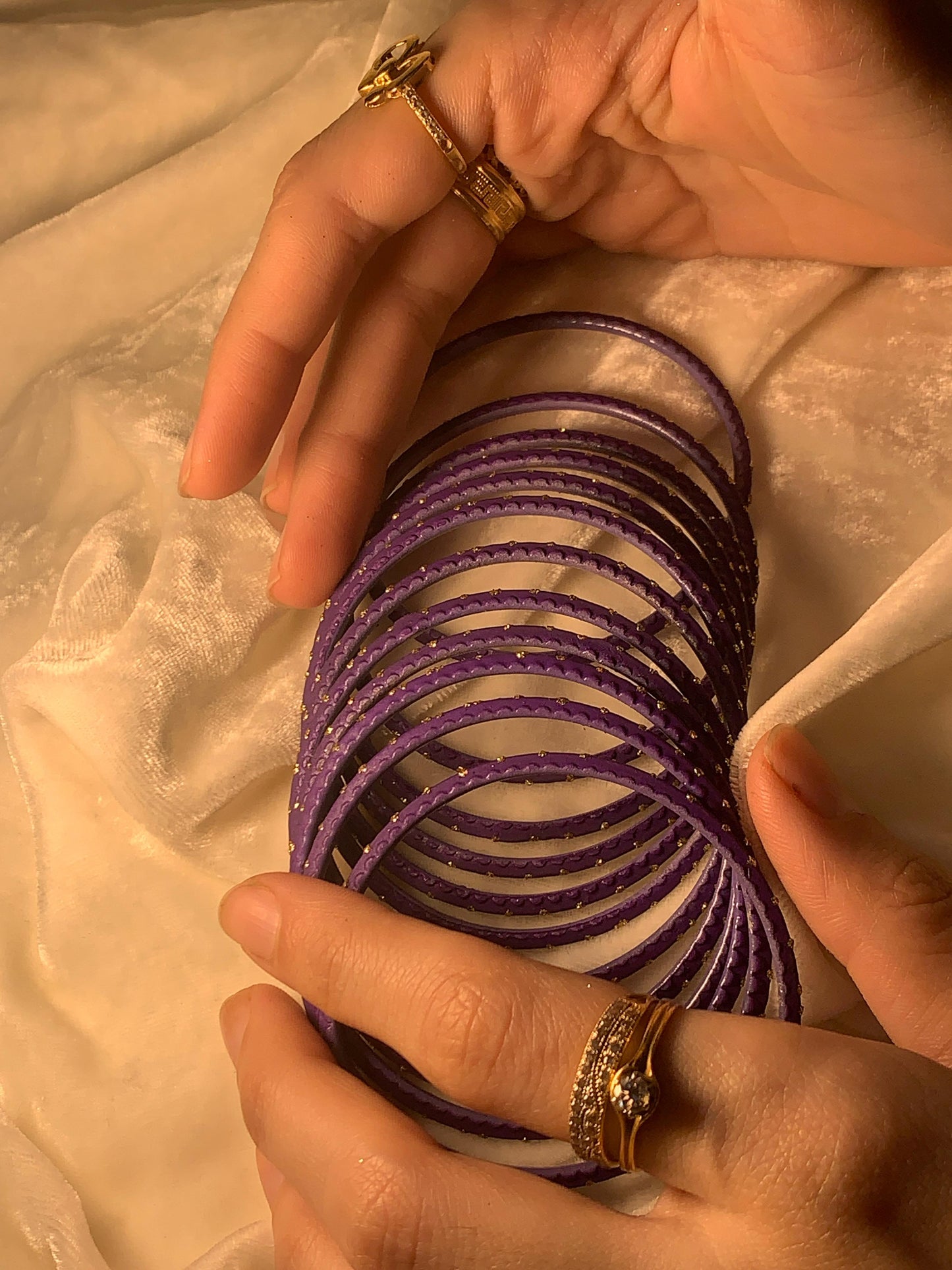 BD-14 Bangles - Purple (12 Pcs)