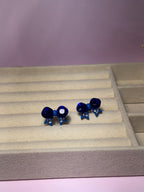 Bow Ties Studs - Dark Blue