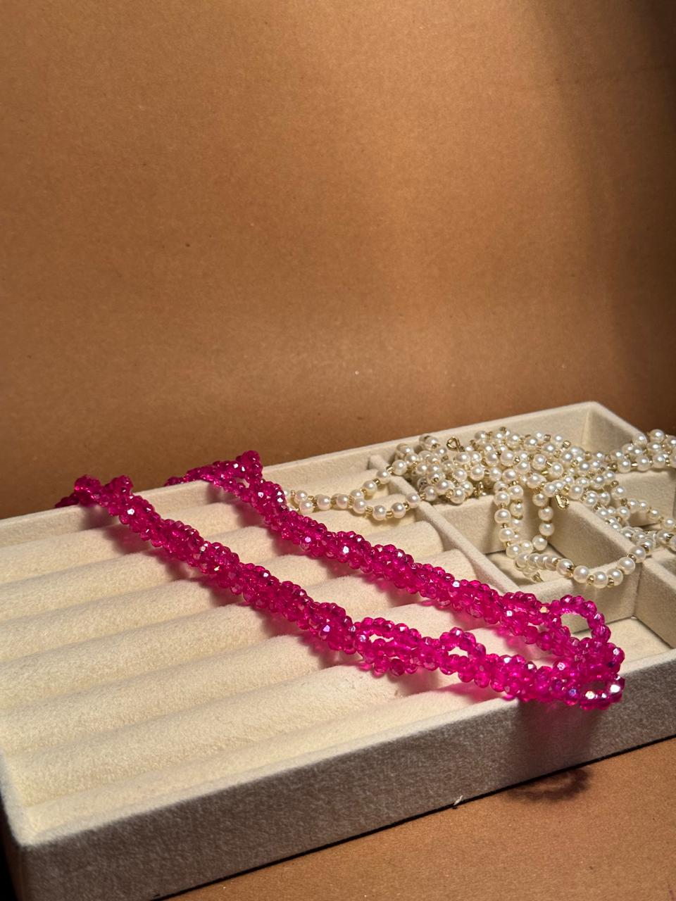 Crystal Chain - Pink