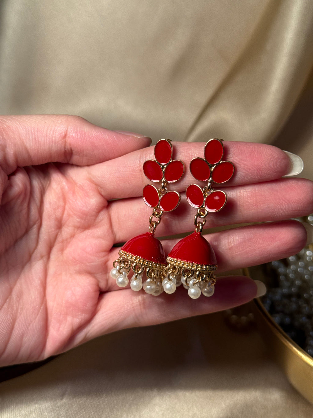 Booti Jhumki - Maroon