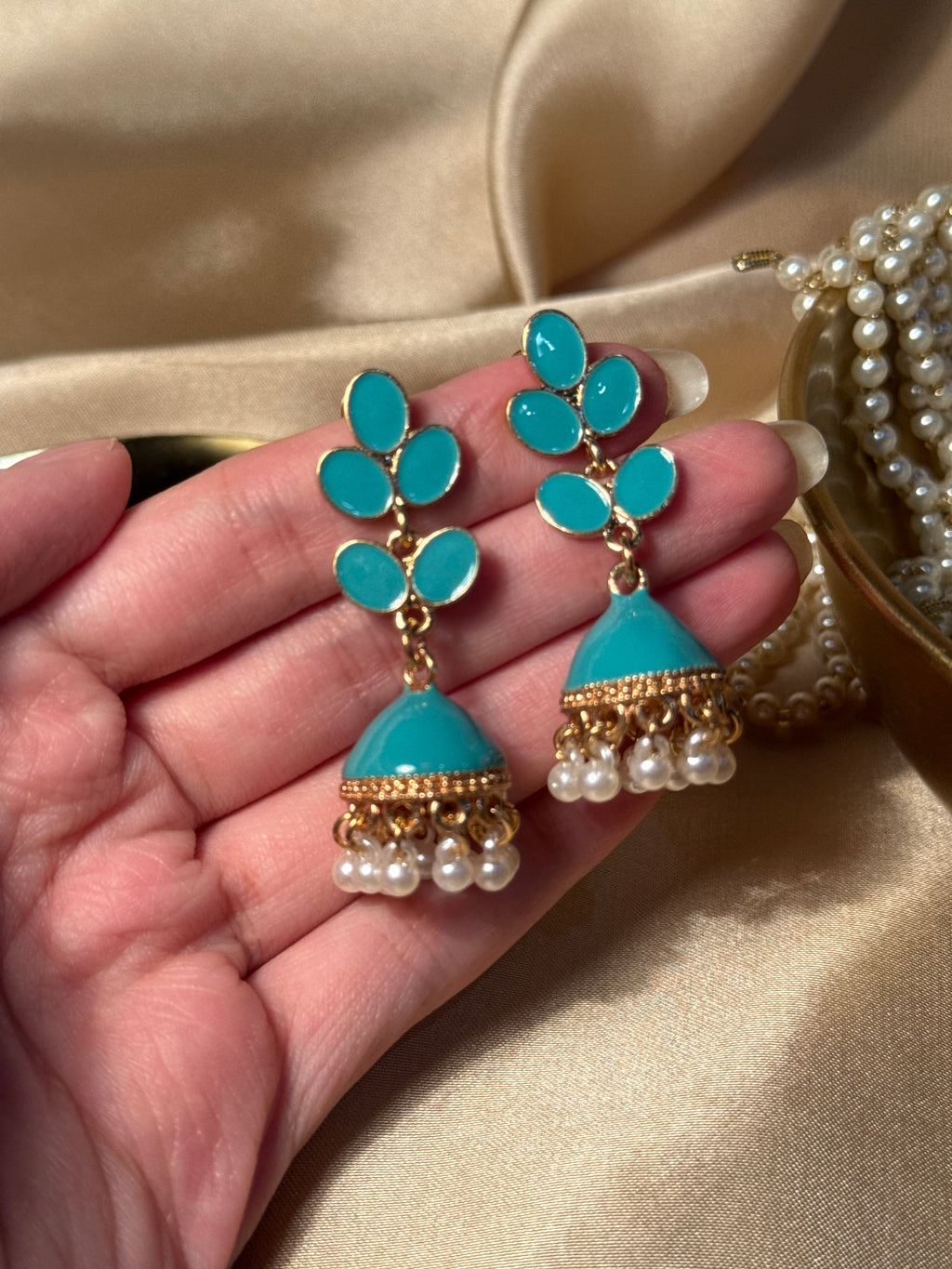 Booti Jhumki - turquoise