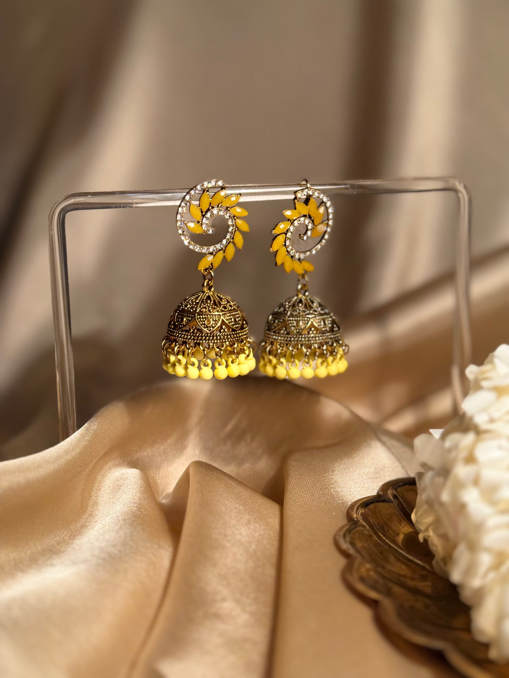 Spiral patti khass collection-gold and yellow