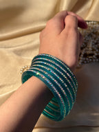 Sparkle bangle-turquoise