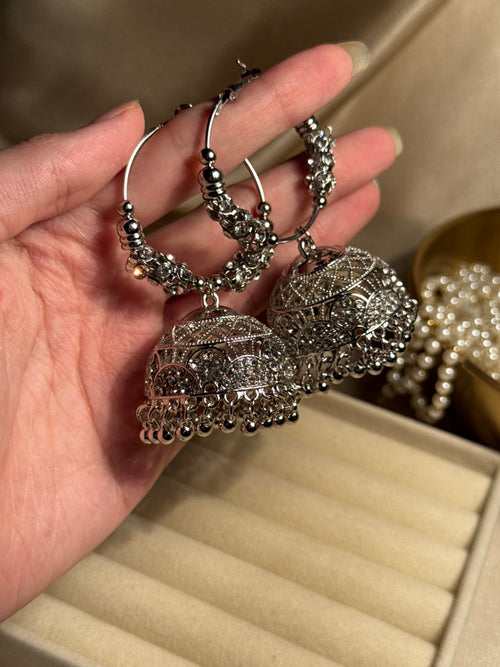 Bano Bali - silver with white beads 0.2