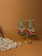 Mehnaz green and maroon - NAZ collection