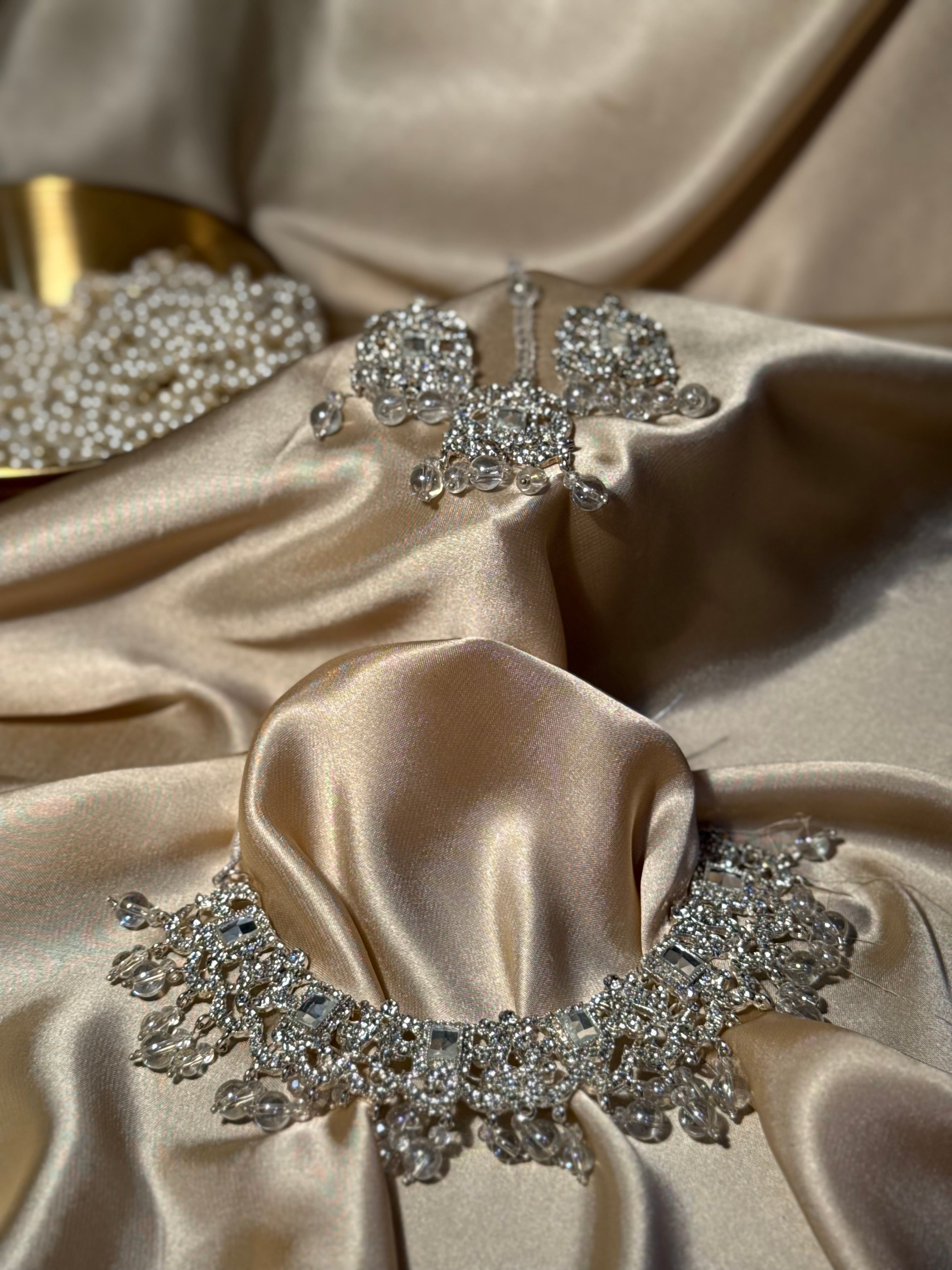 mahenur set - silver