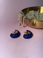 Gem hoops - Blue holographic