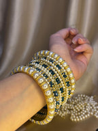 Moti Rani bangles - Dark Green (bottle green)