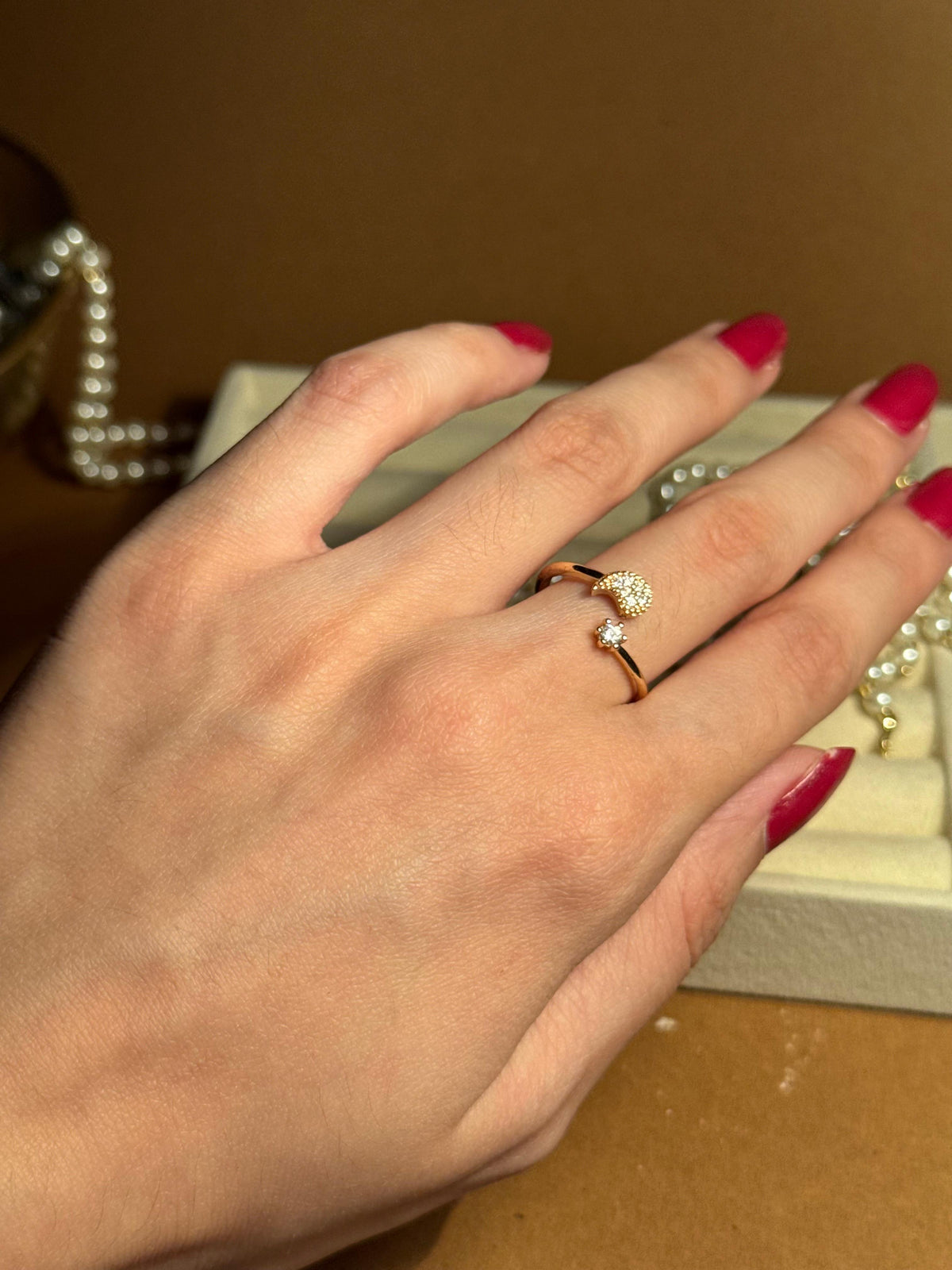 Leaf Gold ring